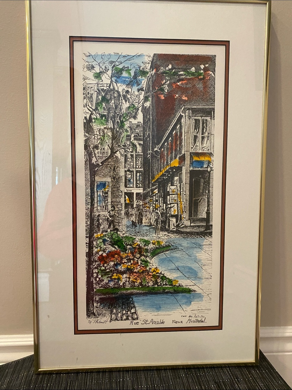 Welcome to Montreal Framed Urban Street Art Print in Multi-Color